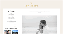 Desktop Screenshot of ginacristinephotography.com